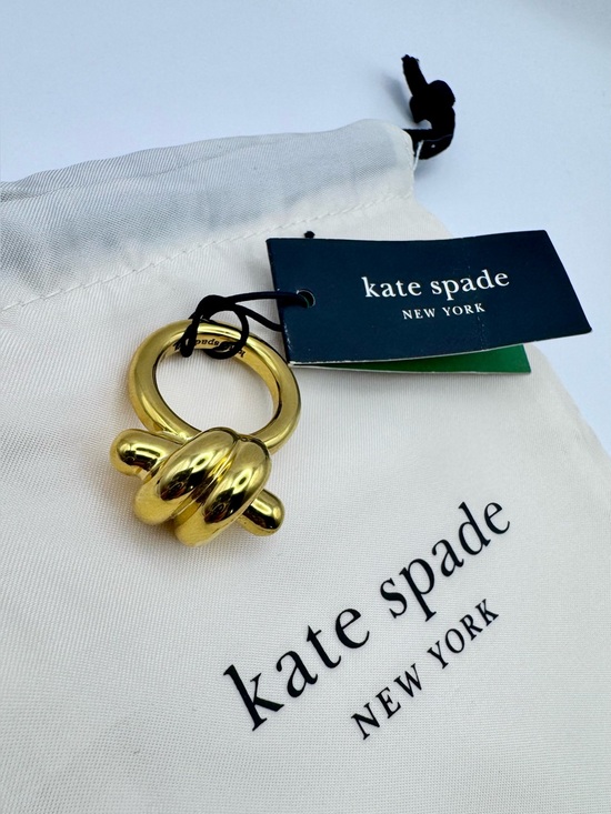 kate spade Jewelry - Kate Spade New York Ropes & Knots Ring Gold Tone Size 7 NWT